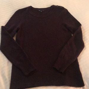 Purple wool sweater